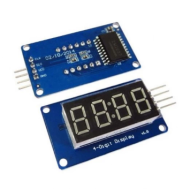 TM1637 Module Afficheur LED 4*7 avec Horloge ( Couleur Rouge)