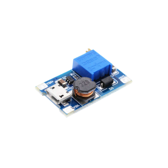 Module MT3608 Micro USB Booster 2-24V DC Vers 5-28V DC 2A