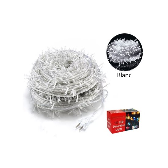 Guirlande LED 10M 220V - Blanc