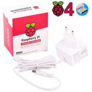 Alimentation Officielle Raspberry PI 4 / PI 400, 5V 3A USB TYPE C