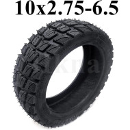 Pneu 10x2.75-6.5 Tout Terrain Tubeless Pour Trottinette Électrique