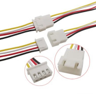 Connecteur JST XH2.54 , 4 broches Mâle + Femelle avec câble de 20 cm