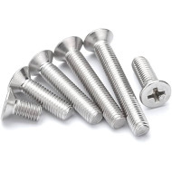 Vis M3x16mm à tête fraisée cruciforme EN INOX 304