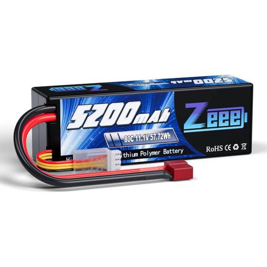 Batterie Lipo 3S Zeee 11,1V 5200mAh 50C avec connecteur T