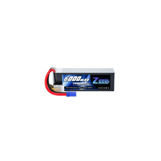 Batterie Lipo 3S Zeee 11,1V 6000mAh 60C avec connecteur EC5