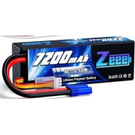 Batterie Lipo 3S Zeee 11,1V 7200mAh 80C avec connecteur EC5