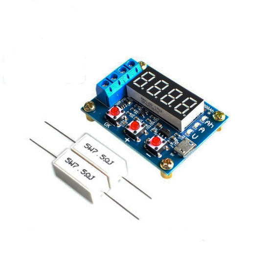 Module Testeur de Capacité Pour Batterie Lithium-ion Analyseur de décharge 1.5V ~ 12V ZB2L3