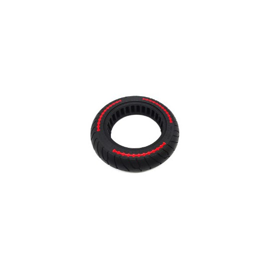 Pneu 60/70-7.0 Plein Pour Trottinette Électrique Xiaomi Mi 4 PRO Renforcé Anti crevaison (Rouge)