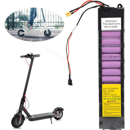 Batterie 36V 7.8Ah Pour Trottinette Électrique Xiaomi M365 (Connecteur XT60)