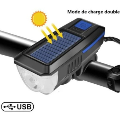 Feu Avant LED Recharge Solaire