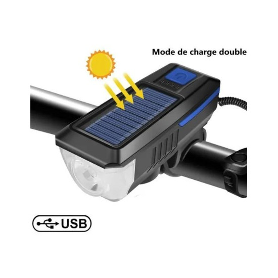 Feu Avant LED Recharge Solaire