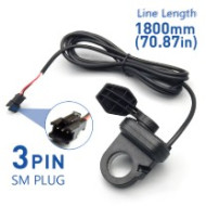 Accélérateur Pour Vélo Et Scooter Électrique 130X SM Plug 3pin 40cm