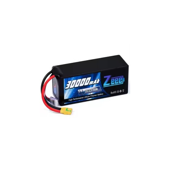 Batterie Lipo 2S Zeee 7,4V 3000mAh 40C avec connecteur XT60