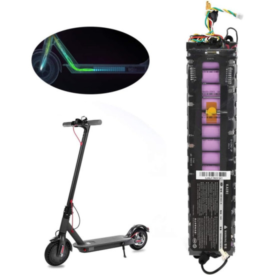 Batterie 36V 7.8Ah Pour Trottinette Électrique Xiaomi M365 - Piles LG (Connecteur XT30)