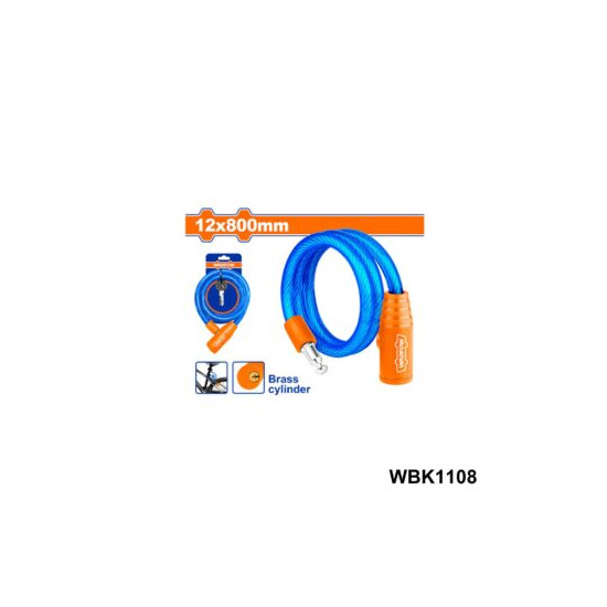 Cadenas Antivol 12x800 Pour Vélo, Trottinette et Moto WADFOW