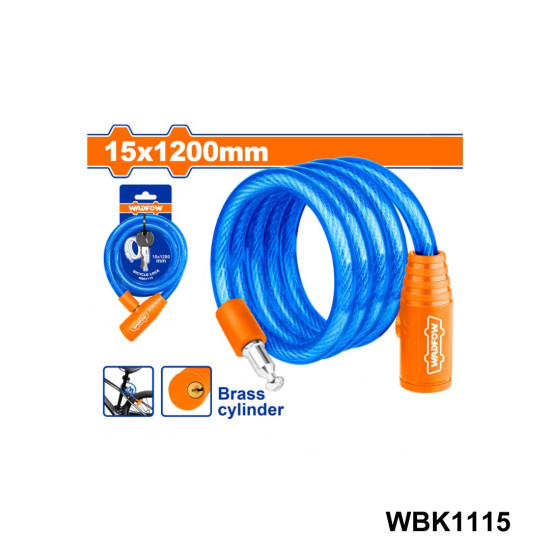 Cadenas Antivol 15x1200 Pour Vélo, Trottinette et Moto WADFOW