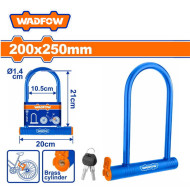Cadenas Antivol 200x250 Pour Vélo, Trottinette et Moto WADFOW