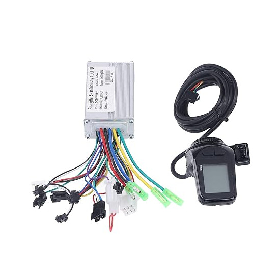 Kit Contrôleur De Scooter Électrique / E-bike 350W 24V / 36V / 48V 15A Avec Écran D'Affichage LCD S886