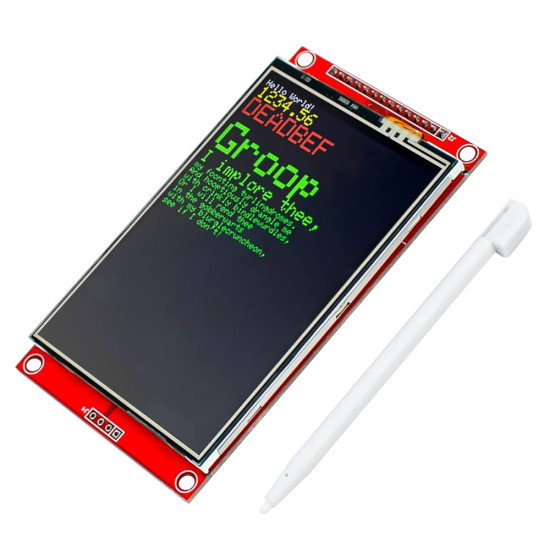 Ecran Tactile 3.5" TFT-LCD SPI 4IO DRIVER IC: ILI9488 MSP3520