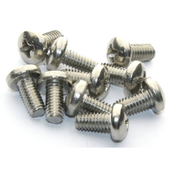 Vis M4x8mm à tête fraisée cruciforme EN INOX