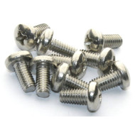 Vis M4x8mm à tête fraisée cruciforme EN INOX