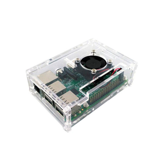 Boitier pour Raspberry PI 3 Transparent