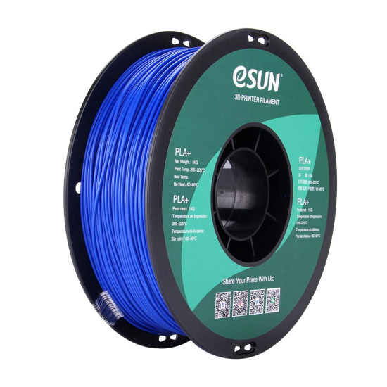 Filament PLA+ Bleu eSUN 1.75mm 1KG