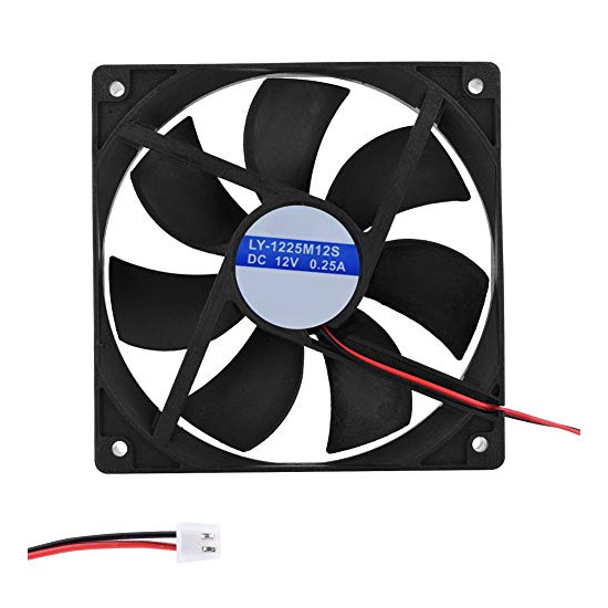 Ventilateur 12V 120x120x25mm 0.25A 2 fils