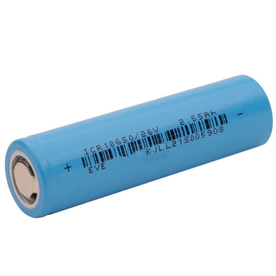 Pile LI-ON 18650 Rechargeable 3.7V 2600mAh - EVE