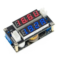Module XL4015 Abaisseur De Tension DC DC 5A 5-30V Avec Double Afficheur Voltmètre Ampèremètre