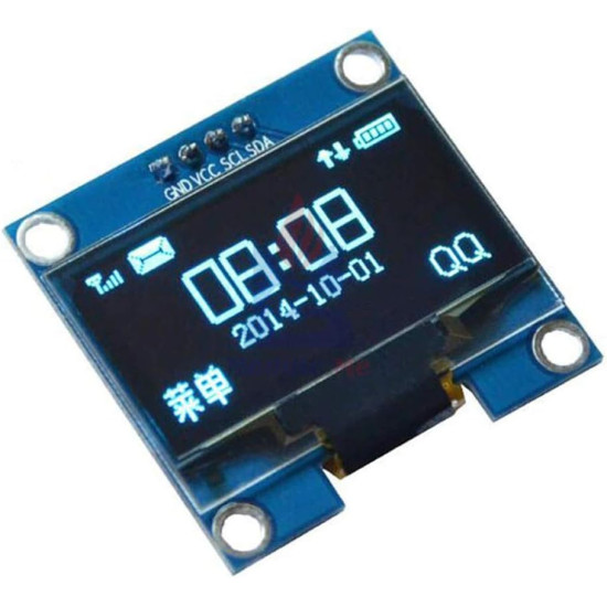 Afficheur LCD OLED 128*64 I2C 1.3" Bleu