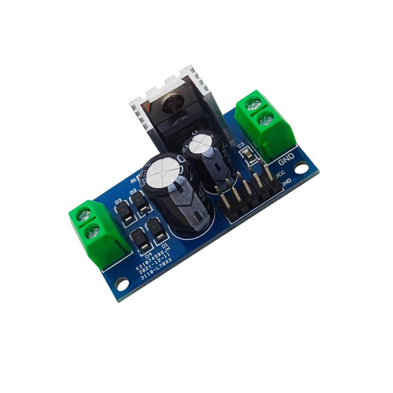 Module Régulateur De Tension L7805 LM7805 - 5V DC 1.2A AC/DC