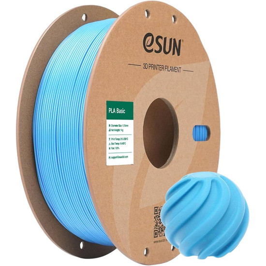 Filament PLA Basic Bleu Clair eSUN 1.75mm 1KG