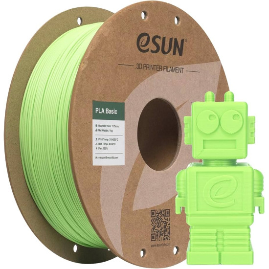 Filament PLA Basic Vert Cimes (Peak Green) eSUN 1.75mm 1KG