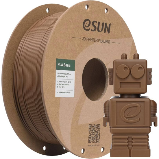 Filament PLA Basic Marron eSUN 1.75mm 1KG