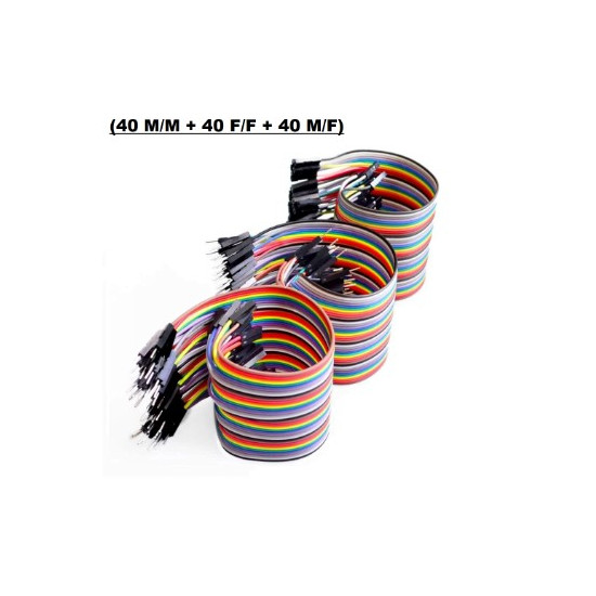 120 Fils de Connexion Jumper (M/M + M/F + F/F) 20cm