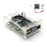 Boitier transparent pour Raspberry Pi 4 avec ventilateur