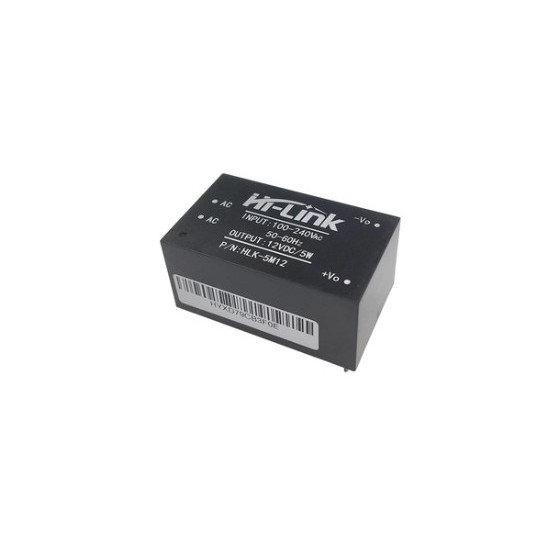 HLK-5M12 Module Alimentation Convertisseur Isolé 220V AC - 12V DC