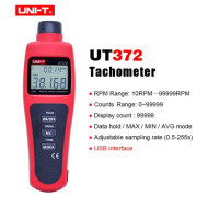 Tachymètre USB UNI-T UT-372 Mesure de la Vitesse et Rotation Sans Contact