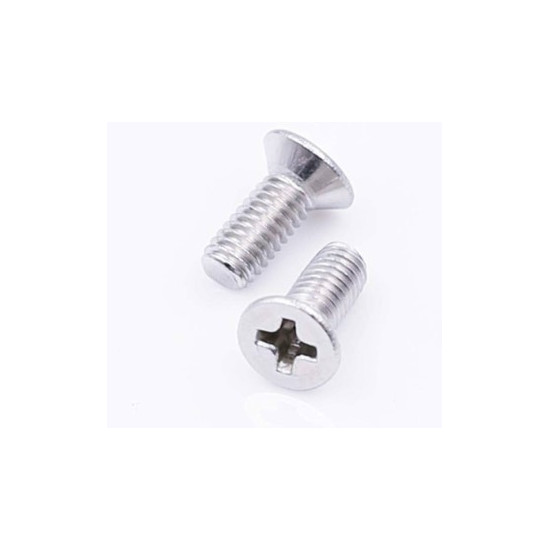 Vis M3x8mm à tête fraisée cruciforme EN INOX 304